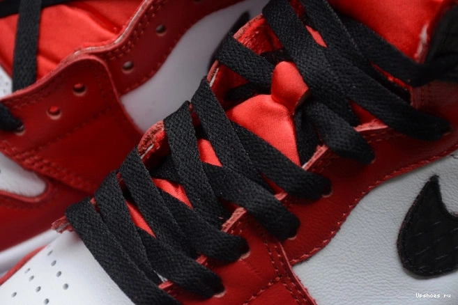 Satin (W) Retro Black CD0461-016 High 1 Toe Jordan 1201